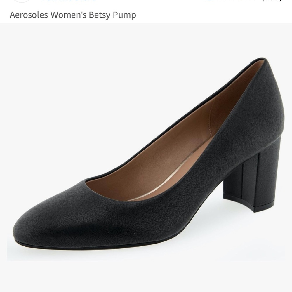 Aerosoles Women's Black Pump Heel size 8